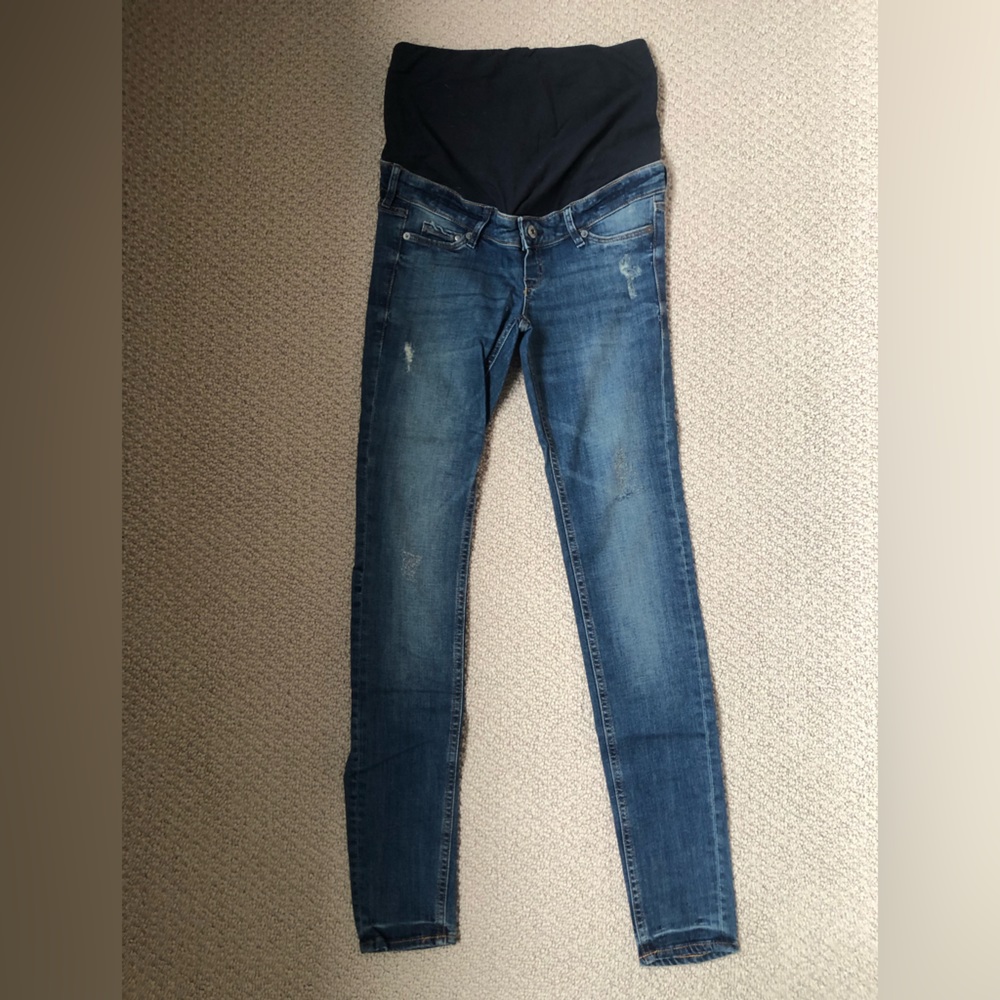 H&M Mama Skinny Maternity Jeans Size 6